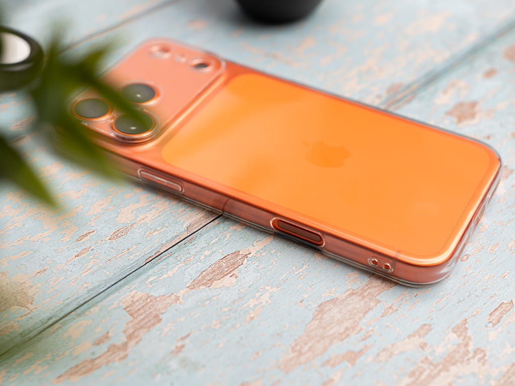 TRANSPARENT - Gumový obal pro iPhone 17 Pro Max syt 5